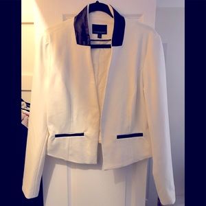 Cynthia rocket white blazer